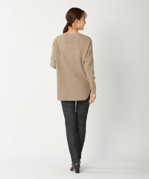 ニット ニット CASHMERE BLEND ラウンドヘム ワッフル ニット ZOZOTOWN