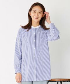 J.PRESS / ジェイプレス シャツ・ブラウス | 【洗える】SOMELOS JOYCE バンドカラー ブラウス