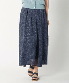 J.PRESS / ジェイプレス ミニ・ひざ丈スカート | 幾何プリント スカート