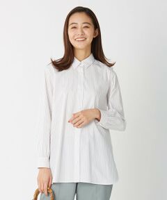 J.PRESS / ジェイプレス シャツ・ブラウス | 【洗える】BEZ VEGA チュニック ストライプ ブラウス