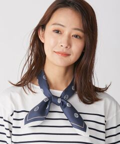 J.PRESS / ジェイプレス バンダナ・スカーフ | スクエアプリント スカーフ