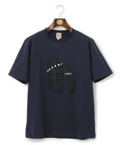 【KING SIZE】バックブルドック ファブリックワッペン Tシャツ