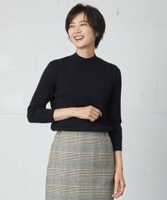 【洗える】KNIT BASIC ハイネック ニット