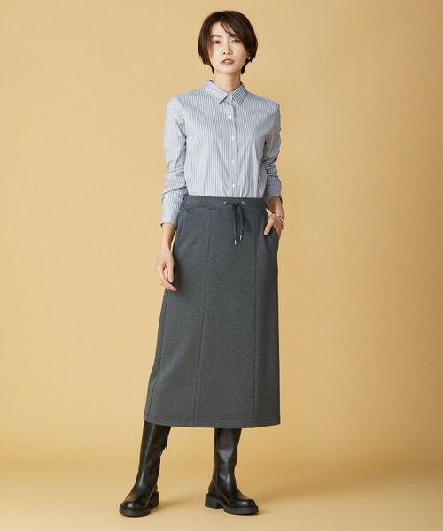 J.PRESS / ジェイプレス ミニ・ひざ丈スカート | 【洗える】デュアルウォームポンチ スカート | 詳細9