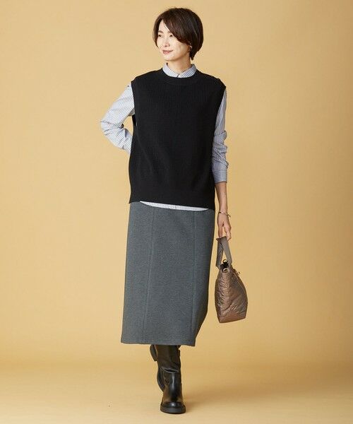 J.PRESS / ジェイプレス ミニ・ひざ丈スカート | 【洗える】デュアルウォームポンチ スカート | 詳細10