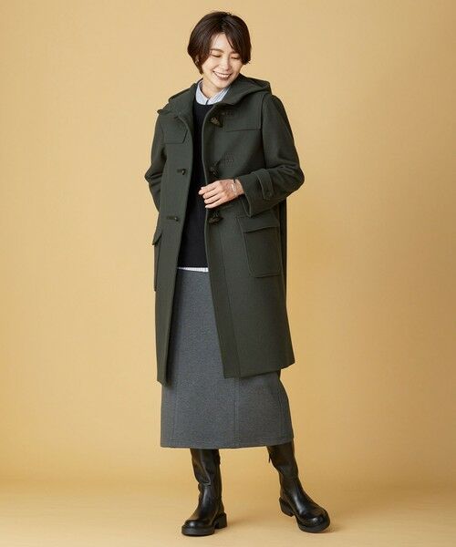 J.PRESS / ジェイプレス ミニ・ひざ丈スカート | 【洗える】デュアルウォームポンチ スカート | 詳細11