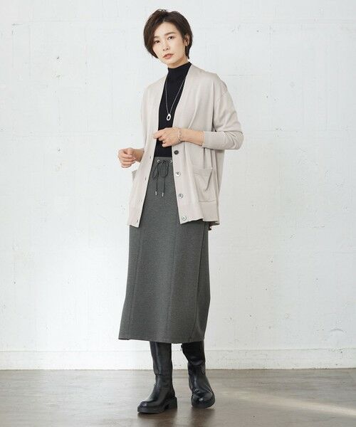 J.PRESS / ジェイプレス ミニ・ひざ丈スカート | 【洗える】デュアルウォームポンチ スカート | 詳細5