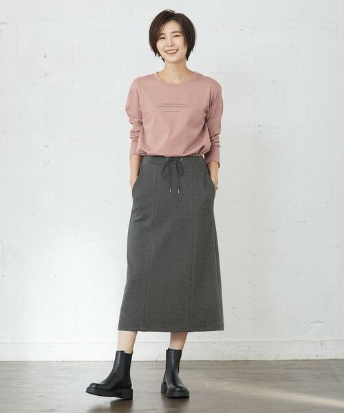 J.PRESS / ジェイプレス ミニ・ひざ丈スカート | 【洗える】デュアルウォームポンチ スカート | 詳細7