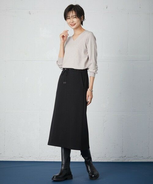 J.PRESS / ジェイプレス ミニ・ひざ丈スカート | 【洗える】デュアルウォームポンチ スカート | 詳細13