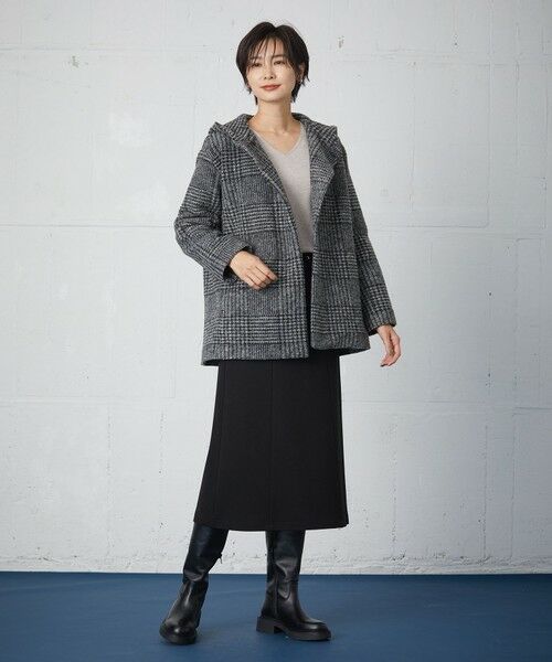 J.PRESS / ジェイプレス ミニ・ひざ丈スカート | 【洗える】デュアルウォームポンチ スカート | 詳細14