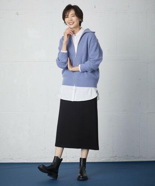 J.PRESS / ジェイプレス ミニ・ひざ丈スカート | 【洗える】デュアルウォームポンチ スカート | 詳細15
