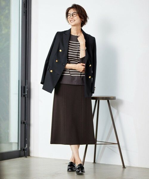 J.PRESS / ジェイプレス ミニ・ひざ丈スカート | 【洗える】デュアルウォームポンチ スカート | 詳細24