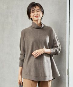 【WEB限定カラーあり・洗える】EASY WOOL チュニック ニット