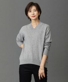 【洗える・WEB限定カラーあり】CASHMERE BLEND Vネック ニット