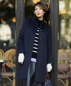 J.PRESS / ジェイプレス その他アウター | アンゴラビーバー ノーカラーコート