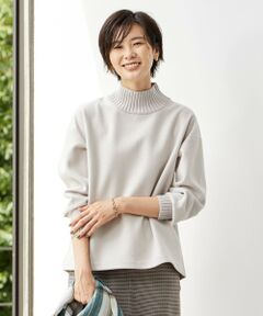 J.PRESS / ジェイプレス カットソー | ニードルパンチ ハイネック カットソー