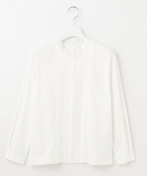 J.PRESS / ジェイプレス カットソー | 【吸水速乾】プレーティングジャージー フリルネック カットソー | 詳細5