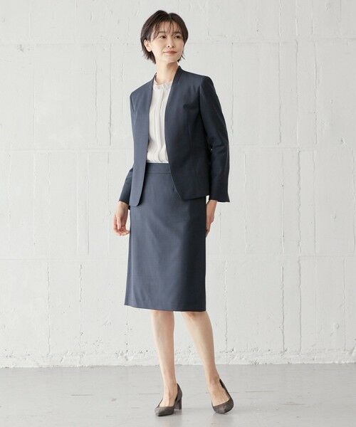 J.PRESS / ジェイプレス カットソー | 【吸水速乾】プレーティングジャージー フリルネック カットソー | 詳細7