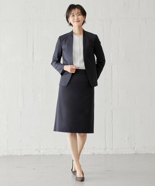 J.PRESS / ジェイプレス カットソー | 【吸水速乾】プレーティングジャージー フリルネック カットソー | 詳細21