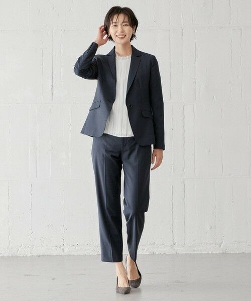 J.PRESS / ジェイプレス カットソー | 【吸水速乾】プレーティングジャージー フリルネック カットソー | 詳細17