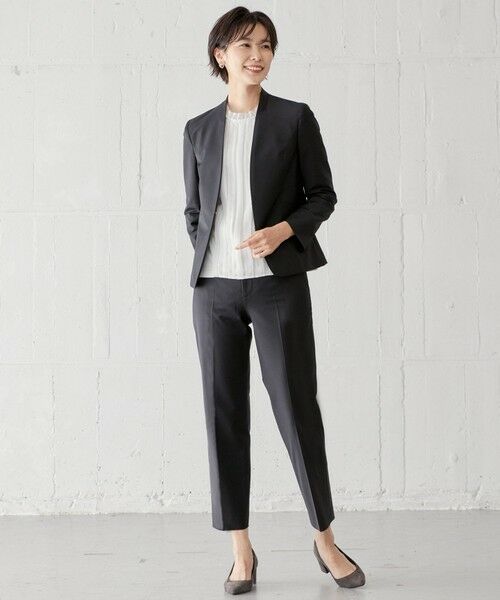 J.PRESS / ジェイプレス カットソー | 【吸水速乾】プレーティングジャージー フリルネック カットソー | 詳細19