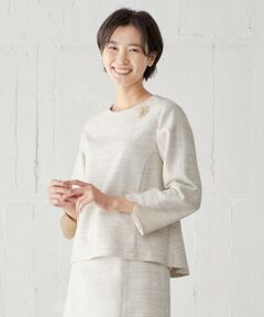 J.PRESS / ジェイプレス シャツ・ブラウス | ライトツイードストレッチ ブラウス
