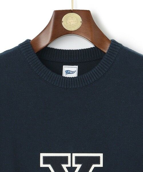 J.PRESS / ジェイプレス ニット・セーター | 【Pennant Label】Varsity Crewneck Sweater / Yale | 詳細2