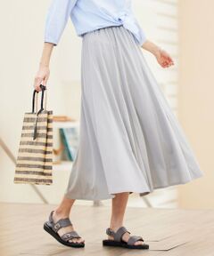 J.PRESS / ジェイプレス ミニ・ひざ丈スカート | 【洗える】ジャージー フレアースカート