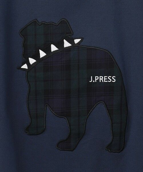 J.PRESS / ジェイプレス カットソー | 【UNISEX】ファブリックワッペンブルドックTシャツ | 詳細10