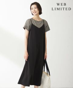 J.PRESS / ジェイプレス ドレス | 【WEB限定】サイロドライギャバ2wayストレッチ キャミワンピース