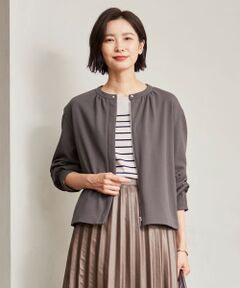 J.PRESS / ジェイプレス ブルゾン | ジョーゼットジャージー タックスリーブ ブルゾン