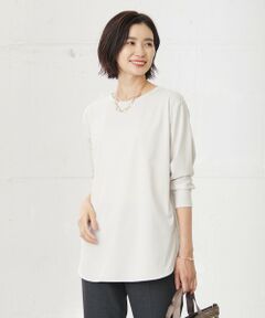 J.PRESS / ジェイプレス カットソー | 【吸水速乾】プレーティングジャージー シャツテール カットソー