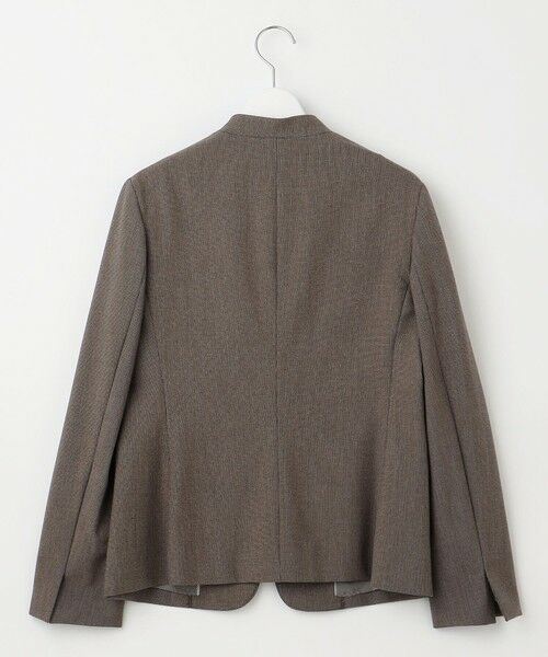 J.PRESS / ジェイプレス ノーカラージャケット | T/Rアルガンシルク ノーカラー ジャケット | 詳細8