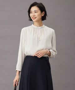 J.PRESS / ジェイプレス カットソー | バックサテンジョーゼット カットソー