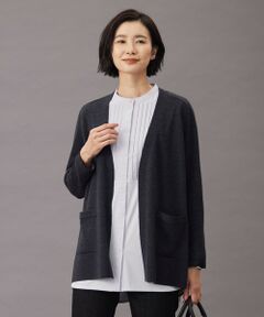 【着丈が選べる・洗える】KNIT BASIC ロングカーディガン