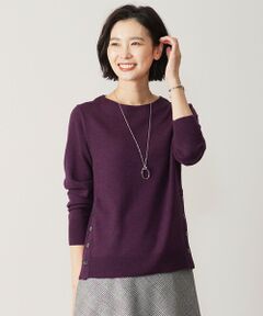 CLEAR LIGHT WOOL ボートネック ニット