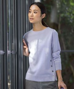 CLEAR LIGHT WOOL ボートネック ニット