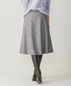 J.PRESS / ジェイプレス ミニ・ひざ丈スカート | クラシカル グレンチェック フレアー スカート