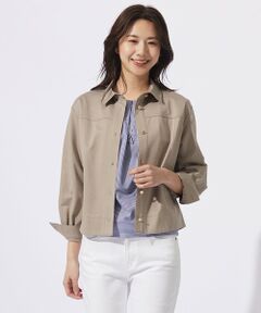 J.PRESS / ジェイプレス その他アウター | 【洗える】ツイルジャージー シャツ ジャケット