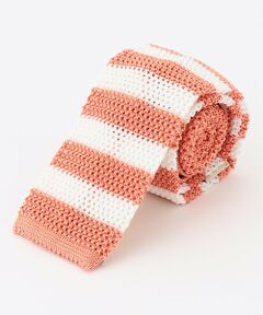 【J.PRESS KNIT TIE COLLECTION】ボーダー ニットネクタイ