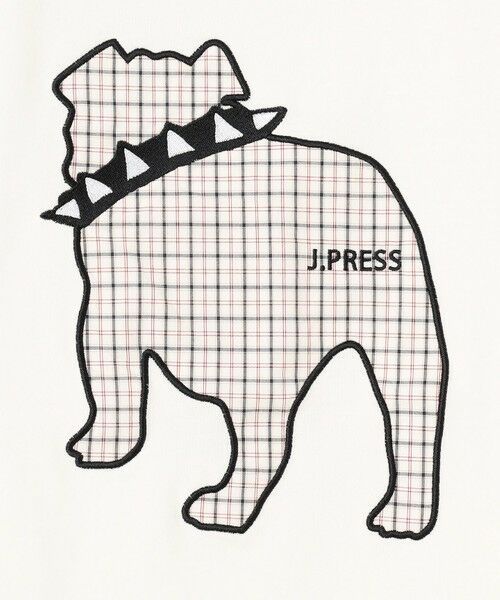 J.PRESS / ジェイプレス カットソー | 【UNISEX】ファブリックワッペンブルドックTシャツ | 詳細5