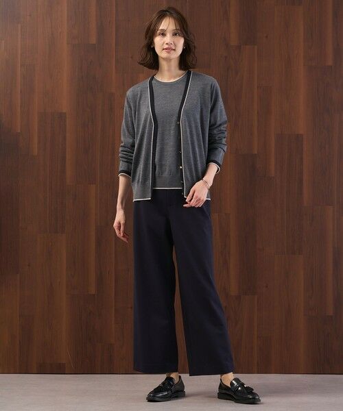 J.PRESS / ジェイプレス その他パンツ | 【WEB限定カラーあり】T/Rアルガンシルク ワイド パンツ | 詳細28