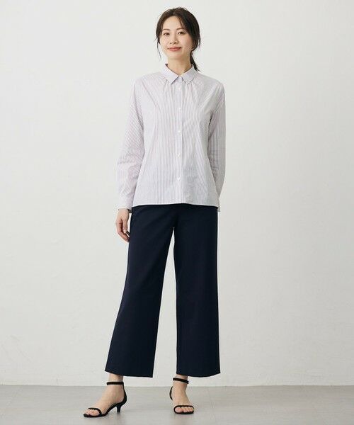 J.PRESS / ジェイプレス その他パンツ | 【WEB限定カラーあり】T/Rアルガンシルク ワイド パンツ | 詳細30