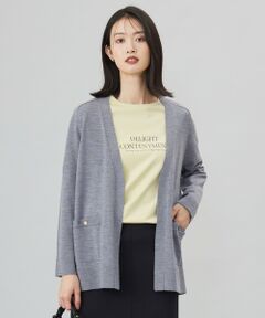 【着丈が選べる・洗える】KNIT BASIC ロングカーディガン