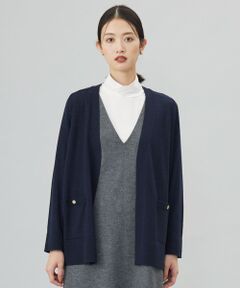 【着丈が選べる・洗える】KNIT BASIC ロングカーディガン