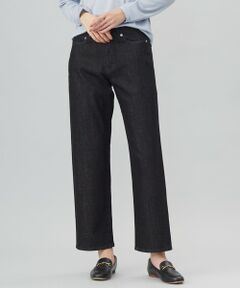 【洗える】BASIC STRETCH DENIM ボーイフィット パンツ