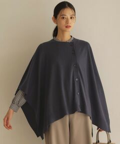 【洗える】SOFT TOUCH WOOL ニット ポンチョ