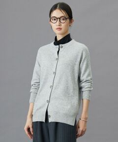 【洗える】CASHMERE BLEND クルーネックカーディガン