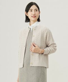 【洗える】EIGER CORD ALAN クルーネックカーディガン