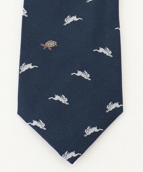 J.PRESS / ジェイプレス ネクタイ | 【J.PRESS JOKE TIE COLLECTION】ウサギと亀 | 詳細1